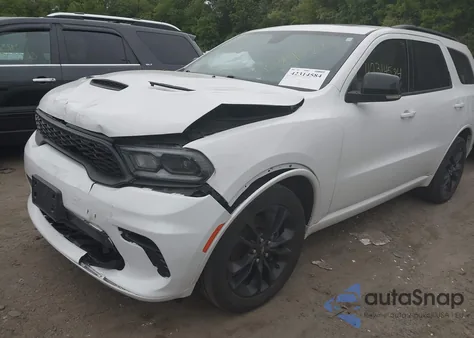 2021 Dodge Durango Gt Plus Awd из США, поврежденный, VIN 1C4RDJDG9MC757654